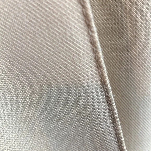 Zara High Waisted Wide Leg Stitch Pleat Pants Cream XS - Picture 6 of 10